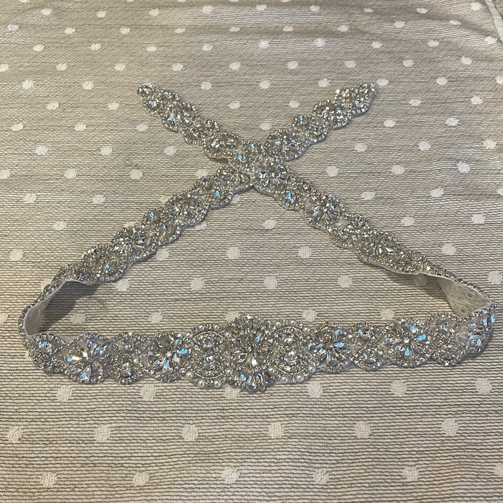 Wedding Dress sash (sew-on) NEW!